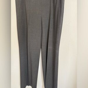 RENA LANGE Womens Pants Virgin Wool Wide Leg Dress Trousers Side Zipper Size 12